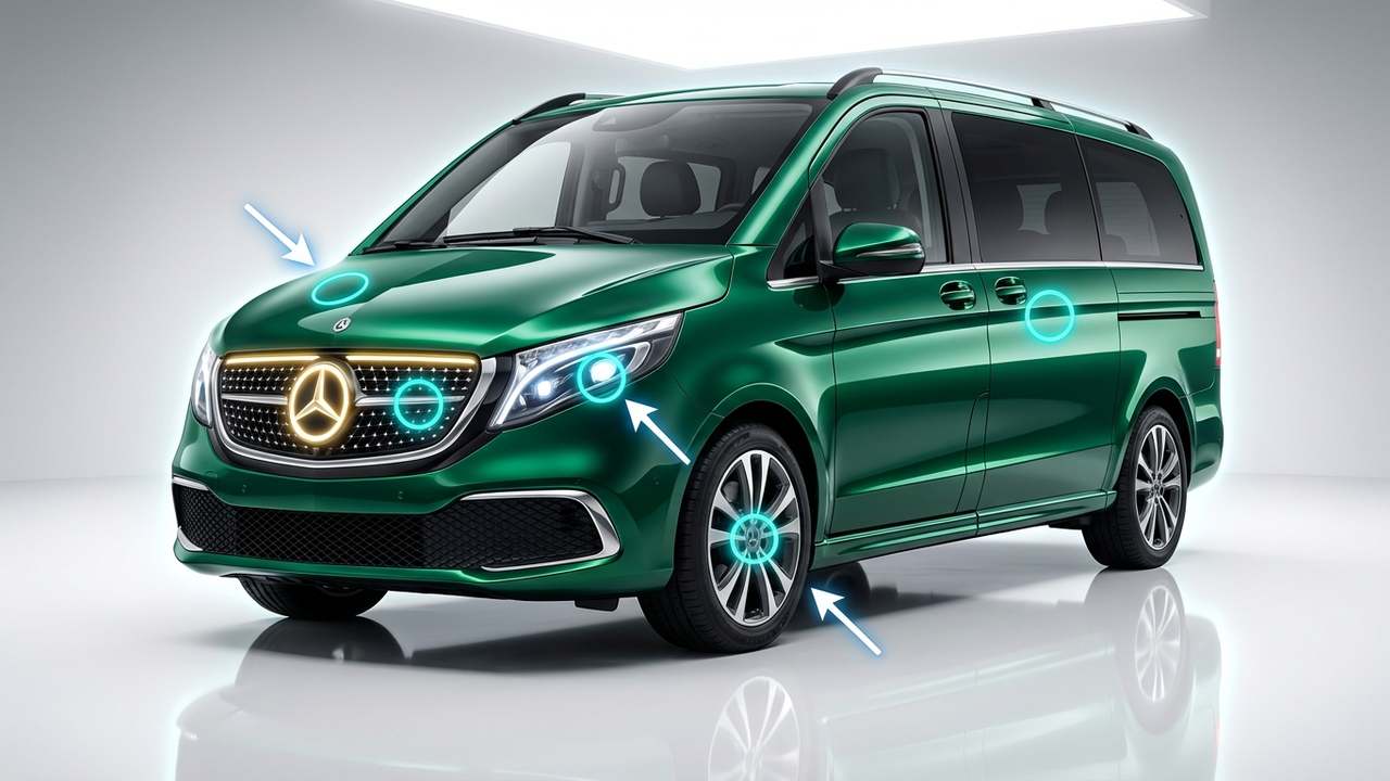 2026 Mercedes-Benz V-Class Unveiled across the USA